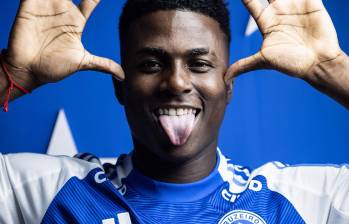 El joven delantero de 20 años fue presentado oficialmente en el equipo Brasileño luego de jugar por tres años con Millonarios. FOTO: Tomada de redes sociales @Cruzeiro