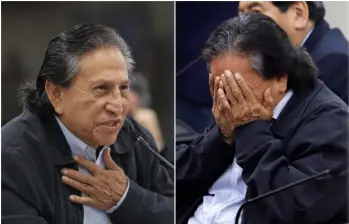 Esta es la segunda condena por corrupción del expresidente peruano Alejandro Toledo, por lo que ya está pagando 20 años de cárcel por el caso del escándalo de Odebrecht. FOTO: AFP