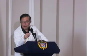 Gustavo Petro, presidente de Colombia, dejará el poder el próximo 7 de agosto. FOTO: COLPRENSA