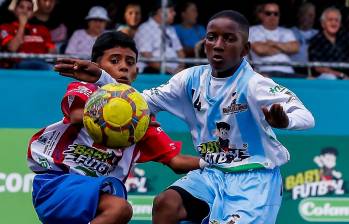 El Babyfútbol, que llega a su edición 40, le dará apertura al Festival de Festivales. El año pasado, en masculino, el campeón fue Envigado, mientras que en femenino el vencedor fue Atlas de Cali. FOTO: Jaime Pérez