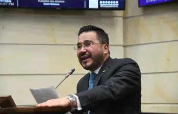 Jorge Eliecer Laverde estuvo hace dos semanas ante el Congreso en medio de las comparecencias públicas de los candidatos a contralor. FOTO: Senado