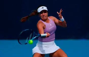 La tenista colombiana Camila Osorio, de 23 años, tuvo un buen desempeño en el Abierto de China. FOTO: Getty