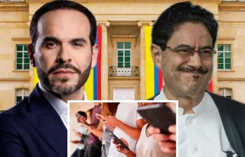 Al concluir el viernes 19 de junio, último día de actividad proselitista, los modelos predictivos de conversación otorgaron a Abelardo de la Espriella un 52% de probabilidad digital frente al 48% de Iván Cepeda Castro. FOTO: Colprensa, Registraduría Nacional y redes sociales @ABDELAESPIRELLA y @IvanCepedaCast