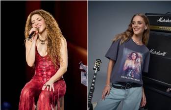 Hoodies, chaquetas, camisetas y demás, ya están a la venta para poder tener la pinta ideal para los conciertos de Shakira en Colombia. FOTO: COLPRENSA - OTSU