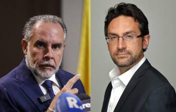 Izquierda, Armando Benedetti ministro de Interior. Derecha, Camilo Enciso, exsecretario de Transparencia. Foto: Colprensa y cortesía