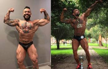 Juan Sebastián Anzola Quintero, fisicoculturista y tatuador de 26 años sufrió un aparente paro cardiorrespiratorio en un gimnasio en Bogotá. Fotos: @sebaspowerfit