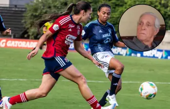 Eduardo Dávila no ve con buenos ojos el fútbol femenino, calificándolo como un deporte no apto para mujeres. Fotos: EL COLOMBIANO y captura de video