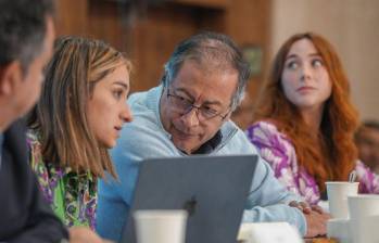 La mujer más joven y poderosa del Gobierno: Laura Sarabia. Foto: Presidencia