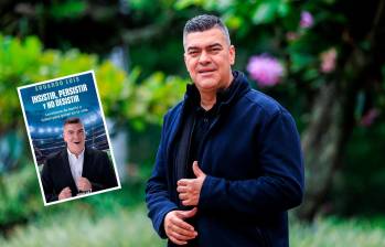 Eduardo Luis pasó por Medellín presentando su libro Insistir, persistir y no desistir. FOTOS Camilo Suárez y Cortesía Ed. Aguilar.