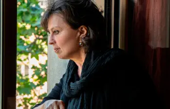 Laura Restrepo ha asumido un papel activo en la denuncia de la guerra en Gaza El 18 de septiembre, a las siete de la noche, presentará este libro en el Salón Humboldt. Foto; Nathaly Hurtado.