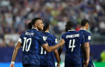 Con la victoria, los franceses aseguraron su lugar en los dieciseisavos de final. Foto: AFP