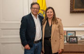 El presidente Gustavo Petro se reunió con la nueva fiscal general. Foto: Presidencia 