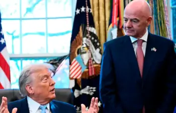 El presidente de Estados Unidos, Donald Trump, ha intentado ingerir en la realización de la Copa del Mundo del que su país es una de las tres sedes. Foto: tomada del x de @Fifa