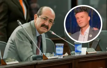 Rodríguez (izquierda) estaba en el cargo desde septiembre de 2022. En su reemplazo fue nombrado como encargado Augusto Ocampo, actual secretario Jurídico de Palacio (foto detalle). FOTOS: Colprensa y Presidencia