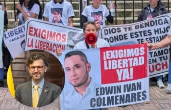 La cancillería ha estado en constante diálogo con las familias de los detenidos. FOTO: Cancillería y cortesía familias