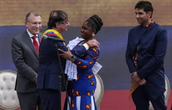 Francia Márquez reveló que tiene un distanciamiento con el presidente Gustavo Petro. FOTO: Colprensa 