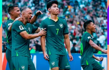 El futbolista boliviano Miguel Terceros anotó el tanto que le dio la victoria al seleccionado del altiplano. Foto: tomada del x de @FifaWorldCup