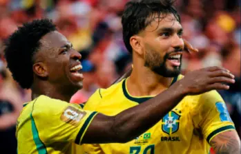 Vinicius Jr., y Lucas Paquetá son dos de las figuras que irán a Calcuta. FOTO: X CBF Futebol