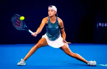 La tenista antioqueña Emiliana Arango es la mejor ubicada en el ranking de la WTA: se ubica en el puesto 51. Foto: Getty