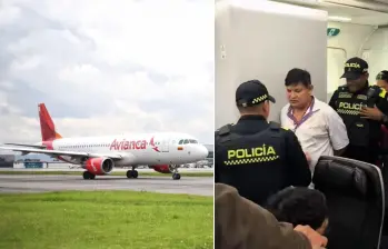 Un pasajero protagonizó un presunto caso de acoso sexual en un vuelo de Avianca. FOTOS: Colprensa - captura de video