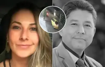 El mismo taxi conecta el secuestro de Diana Ospina y el crimen del profesor Neill Cubides. Foto: tomada de redes