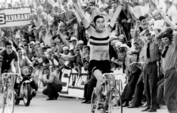 El ciclista belga Eddy Merckx es considerado por muchos como el mejor de la historia del pedalismo mundial. FOTO: Tomada de X @UCIcycling