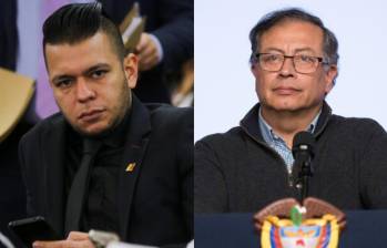 El senador de la Alianza Verde, Jota Pe Hernández, y el presidente de Colombia, Gustavo Petro, siempre han causado polémica en redes a raíz de sus diferencias políticas. FOTO: COLPRENSA