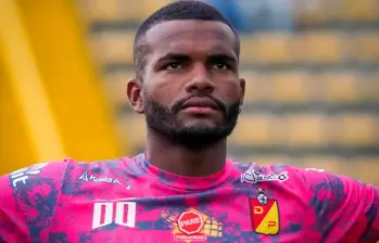 El arquero Jorge Martínez, de 20 años, nació en Carepa, Antioquia, en abril de 2006. Foto: tomada del Instagram de @jorge_martinez_18_