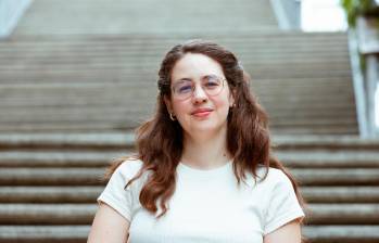 Andrea Chapela fue una de las escritoras mexicanas que visitó Medellín durante la Fiesta del Libro. Foto: Cortesía.