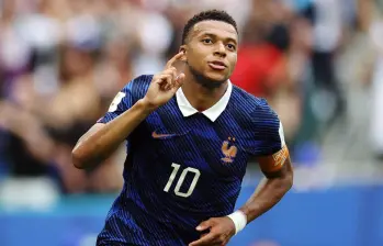 Kylian Mbappé se convirtió en el jugador francés con más partidos disputados en Copa Mundo. FOTO GETTY 