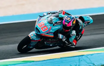 David Alonso, piloto revelación en el mundo del motociclismo. FOTO X-TEAM ASPAR
