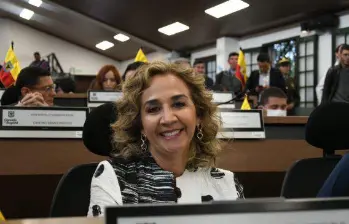 Sandra Forero, concejal de Bogotá por el Centro Democrática, denuncia afectaciones a campesinos y zonas rural en temas de propiedad privada. FOTO: Cortesía