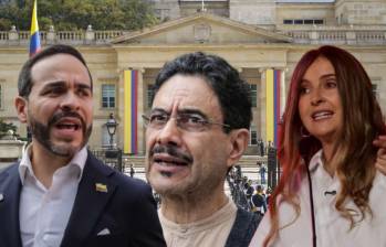 Los tres candidatos son los punteros en las encuestas. Foto: Colprensa