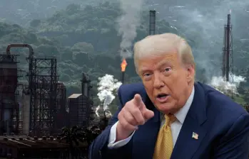 Donald Trump arremetió contra las petroleras y anunció medidas para evitar la “especulación”. Fotos: Getty Images y AFP