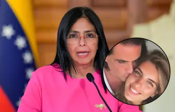 Delcy Rodríguez cesó de su cargo Camilla Fabri de Saab, esposa del señalado testaferro de Nicolás Maduro. Fotos: Getty Images y redes sociales