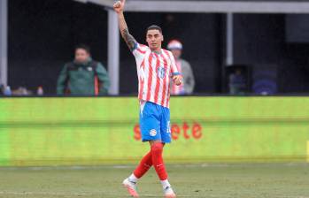 Miguel Almirón anotó los dos goles paraguayos ante Bolivia. FOTO: X Albirroja