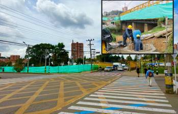 La alcaldía reseñó que actualmente este corredor es uno de los puntos de mayor tráfico en Rionegro, especialmente en las horas pico. FOTO: Cortesía