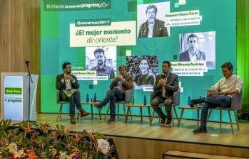 Representantes de distintos sectores expusieron cómo la cooperación se ha convertido en un factor clave para consolidar el desarrollo del Oriente antioqueño; también plantearon los retos futuros. FOTO EL COLOMBIANO