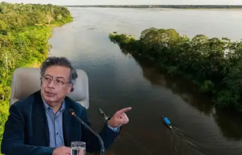 Petro aseguró que acudirá a las vías diplomáticas para solucionar el problema. Foto: Colprensa.