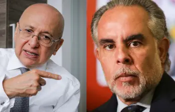 Un chat de ministros dejó en evidencia las diferencias entre el jefe de la cartera de Justicia, Eduardo Montealagre; y el ministro del Interior, Armando Benedetti. FOTOS: Colprensa