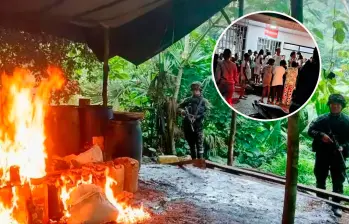 El Ejército auxilió a la comunidad Awá para llevar a los heridos hasta el hospital de Tumaco. FOTO: Cuarta Brigada (imagen de referencia) y cortesía