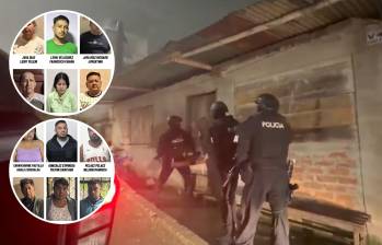 Operativo con 400 policías y 76 fiscales en Ecuador contra una red de tráfico de armas; Colombia no cooperó, según las autoridades. Foto: Ministerio de Interior Ecuador
