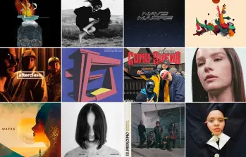 Algunas de las portadas de esta selección con lo mejor de la música hecha en Colombia en 2025. FOTOS Cortesías