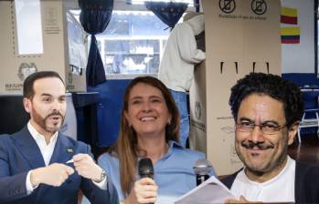 El abogado Abelardo de la Espriella y los senadores Paloma Valencia e Iván Cepeda. Foto: Colprensa