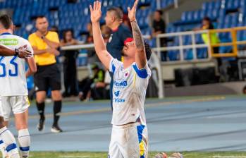 Diego Chaves, autor del gol con el que Pasto le ganó a América. FOTO: X DeporPasto