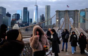 La tormenta afectará dos tercios del territorio continental estadounidense, desde Texas y las Grandes Llanuras, en el centro del país, hasta los estados del Atlántico medio y el noreste. FOTO: AFP