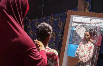 Las mujeres y niñas no tienen acceso a productos de higiene ni agua potable en Gaza. Foto: Naciones Unidas.