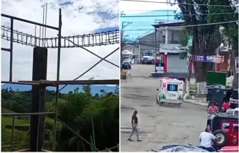 Una ofensiva con explosivos lanzados desde drones dejó este miércoles cuatro soldados y un suboficial heridos en Morales, Cauca. FOTO: Redes sociales 
