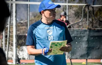 El entrenador antioqueño Alejandro Restrepo llegó a Bolívar a mediados de este año, después de dirigir al DIM desde agosto de 2024 hasta abril de 2026. Foto: tomada del Instagram de @AlejandroRestrepoDT
