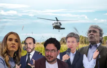 Paloma Valencia, Abelardo de la Espriella, Iván Cepeda, Claudia López y Sergio Fajardo, candidatos presidenciales. Foto: Colprensa
